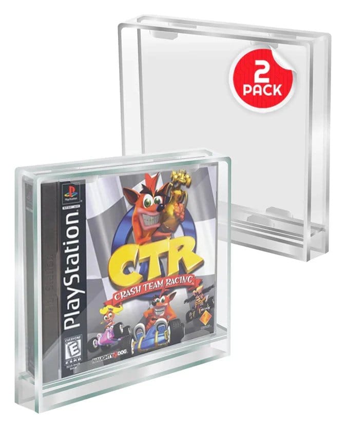 Akrylskal 2-Pack för PlayStation 1