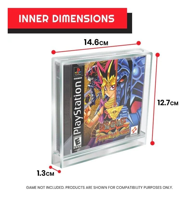 Akrylskal 2-Pack för PlayStation 1