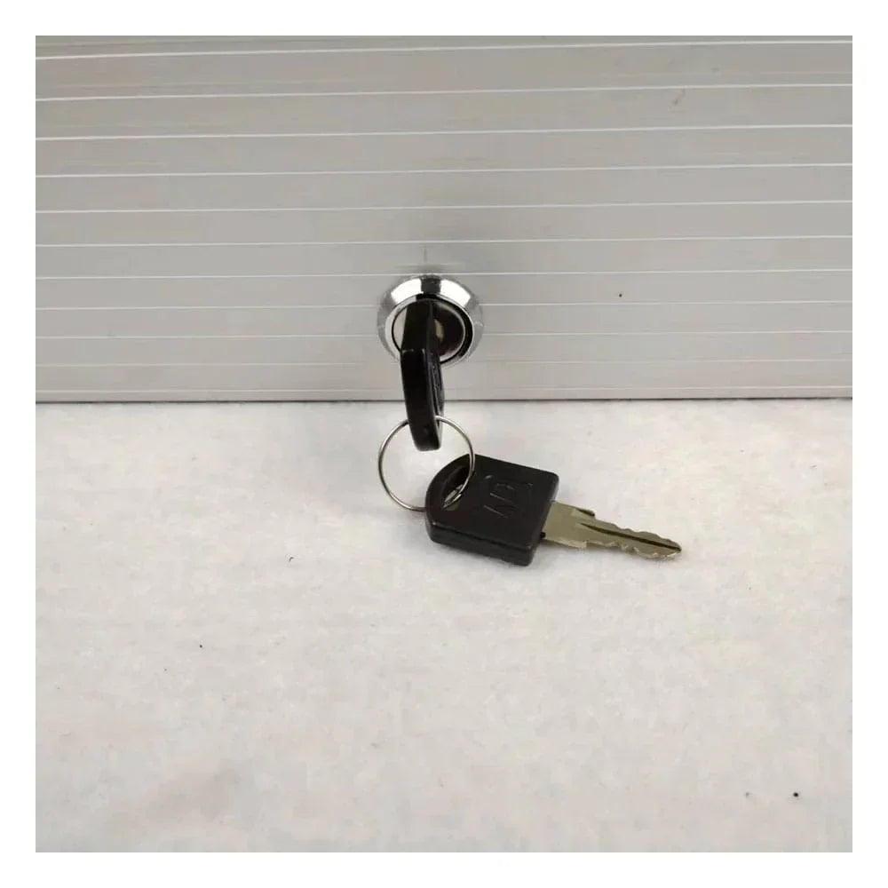 Evoretro Aluminium Display Case Silver - Låsbart Vitrinskåp Evoretro