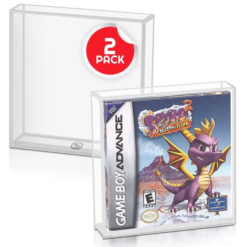 Akrylbox 2-Pack för Gameboy/Gameboy Advance Spel Evoretro
