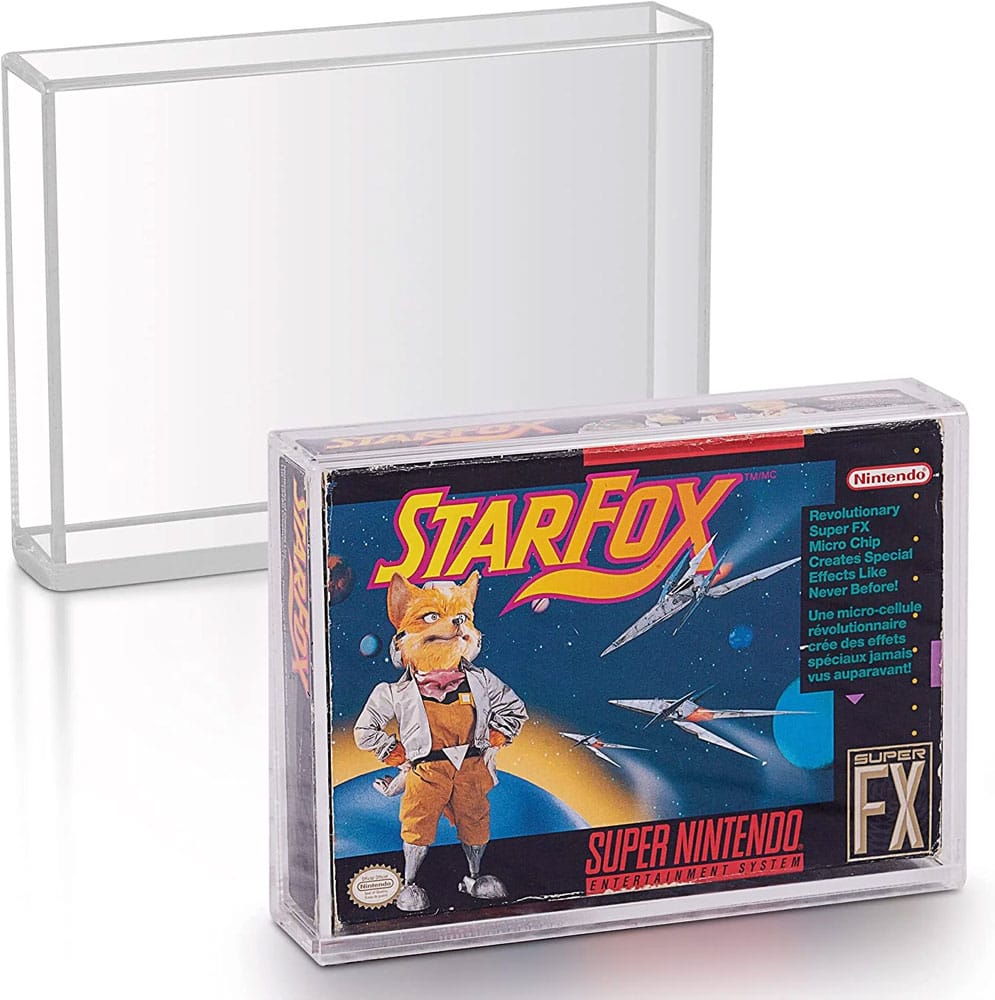 Acrylic Case 2-Pack för SNES/N64 Evoretro