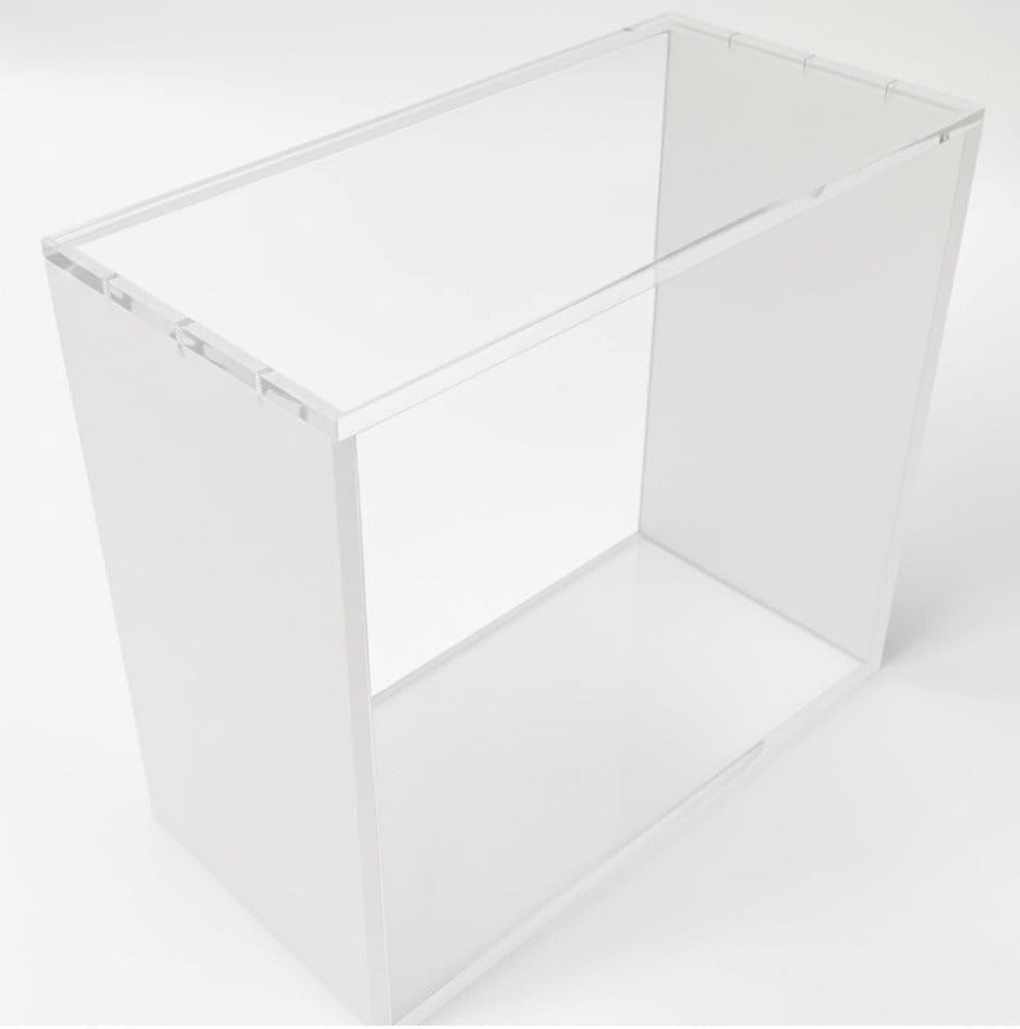 Evoretro Magnetic Acrylic Display Case for ETB with Colored Sides - White