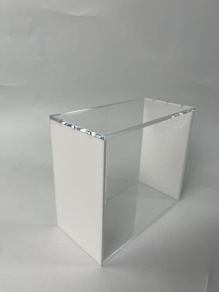 Evoretro Magnetic Acrylic Display Case for ETB with Colored Sides - White