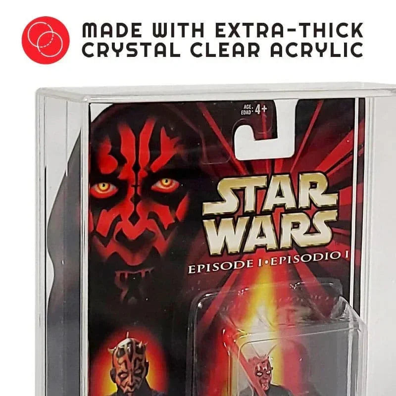 Evoretro Akryldisplayboxar 2-Pack för Actionfigurer Evoretro