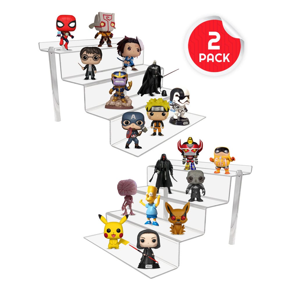 Evoretro Acrylic Shelf Riser 2-Pack RS6 Evoretro