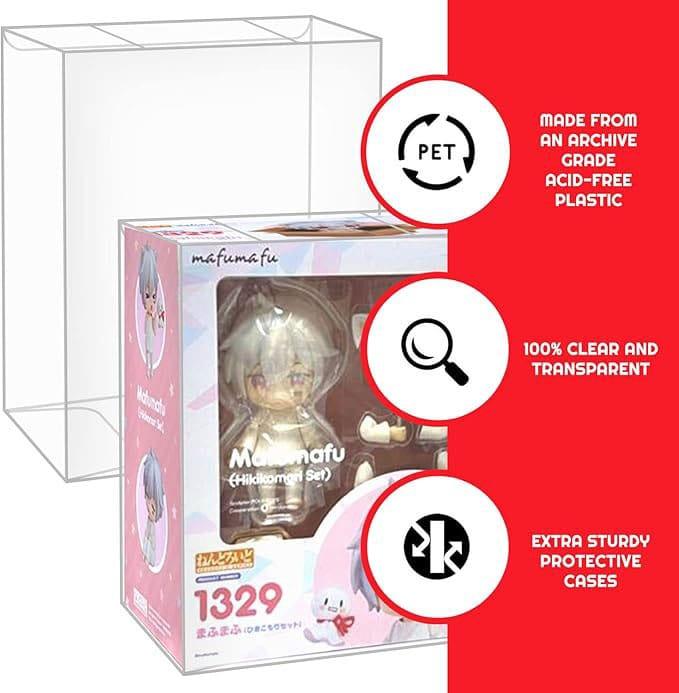 PET Protectors 10-Pack för Nendoroid Action Figurr Evoretro