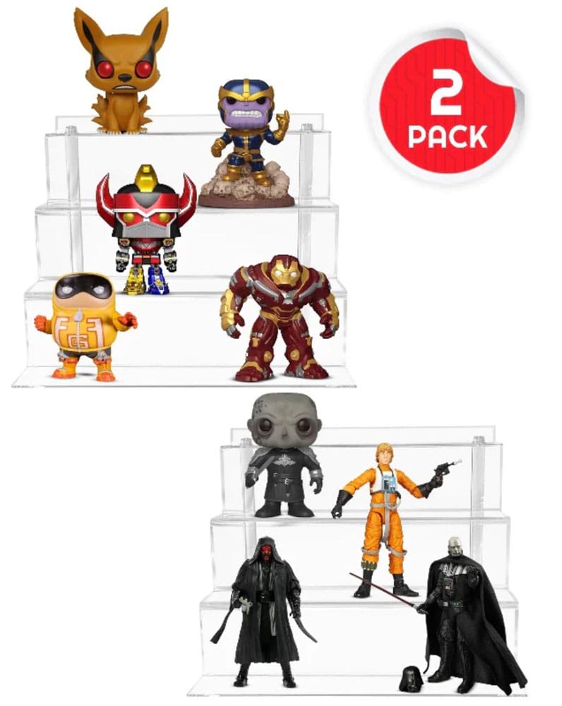 Evoretro Acrylic Shelf Riser 2-Pack RS9 Evoretro