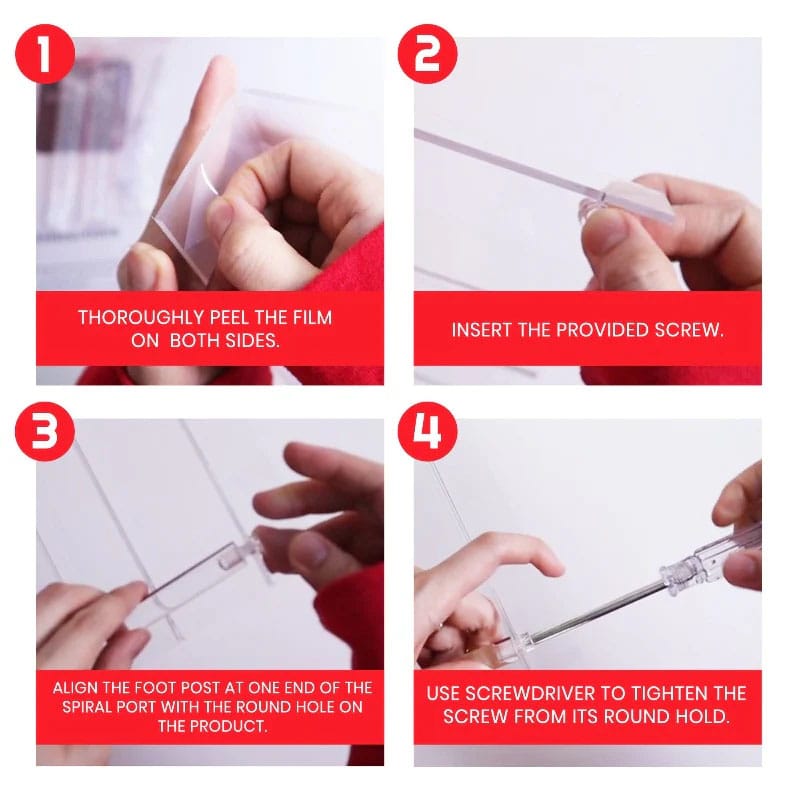 Evoretro Acrylic Shelf Riser 2-Pack RS9 Evoretro