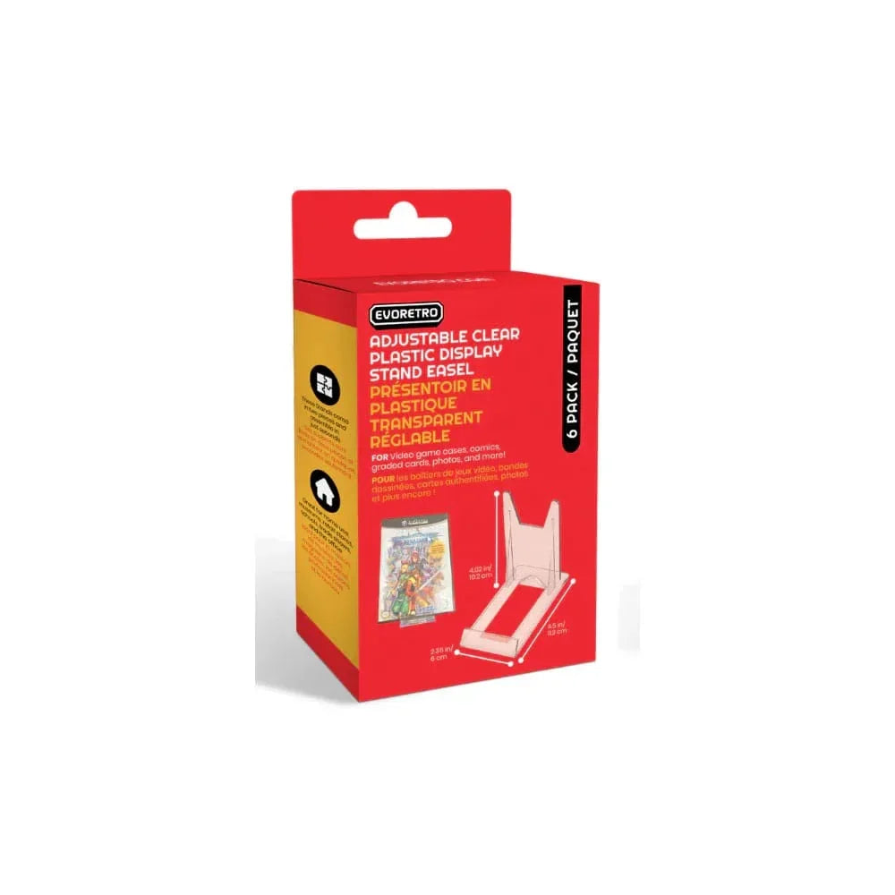 Justerbart Staffli Stativ 6-Pack för Videospelsfall Evoretro