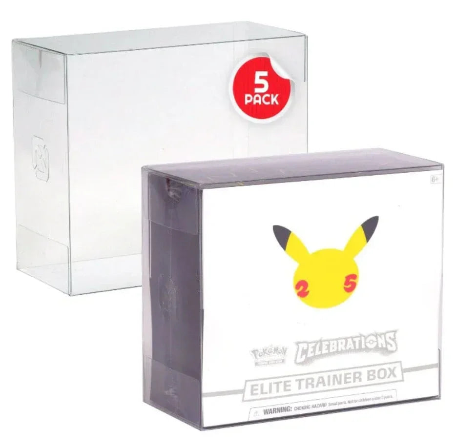 PET Protectors 5-Pack för Booster Boxes / Elite Trainer Boxes Ver. 2 Evoretro