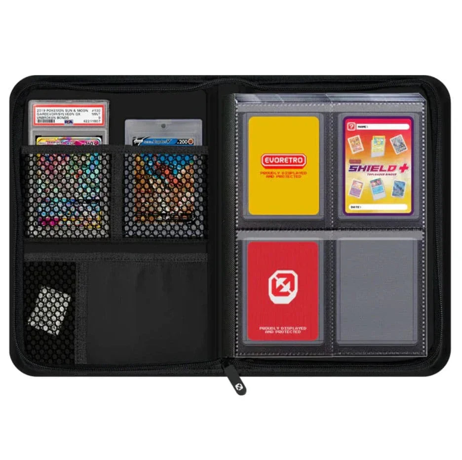 Evoretro Shield+ Topload Cards Binder Compact 96 Karten Black Evoretro
