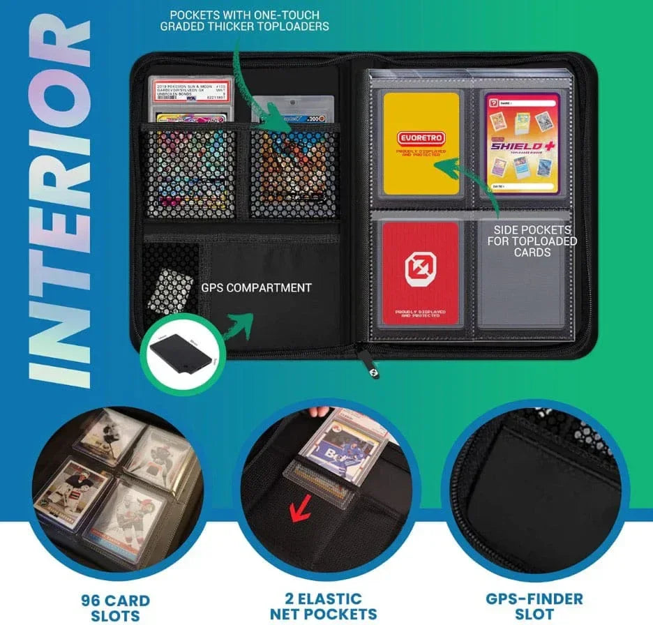 Evoretro Shield+ Topload Cards Binder Compact 96 Karten Black Evoretro