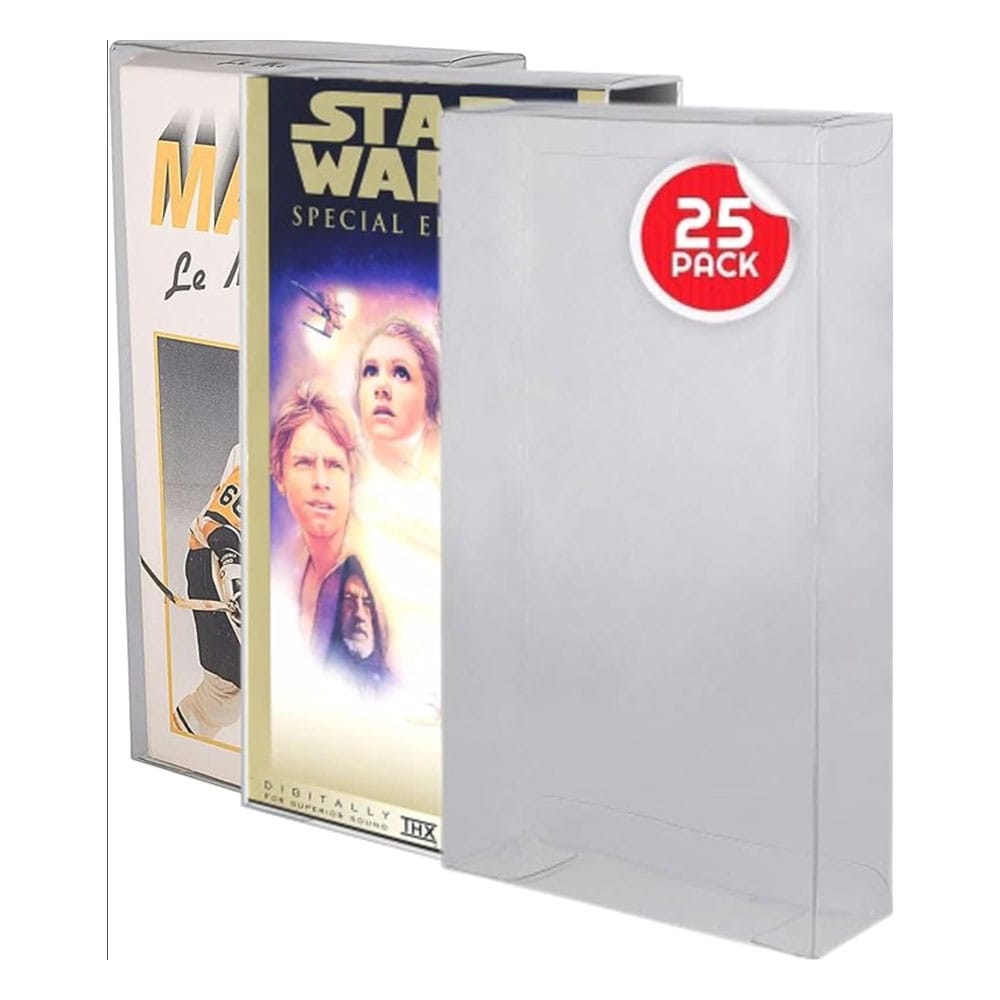 PET Protectors 25-Pack för VHS Evoretro