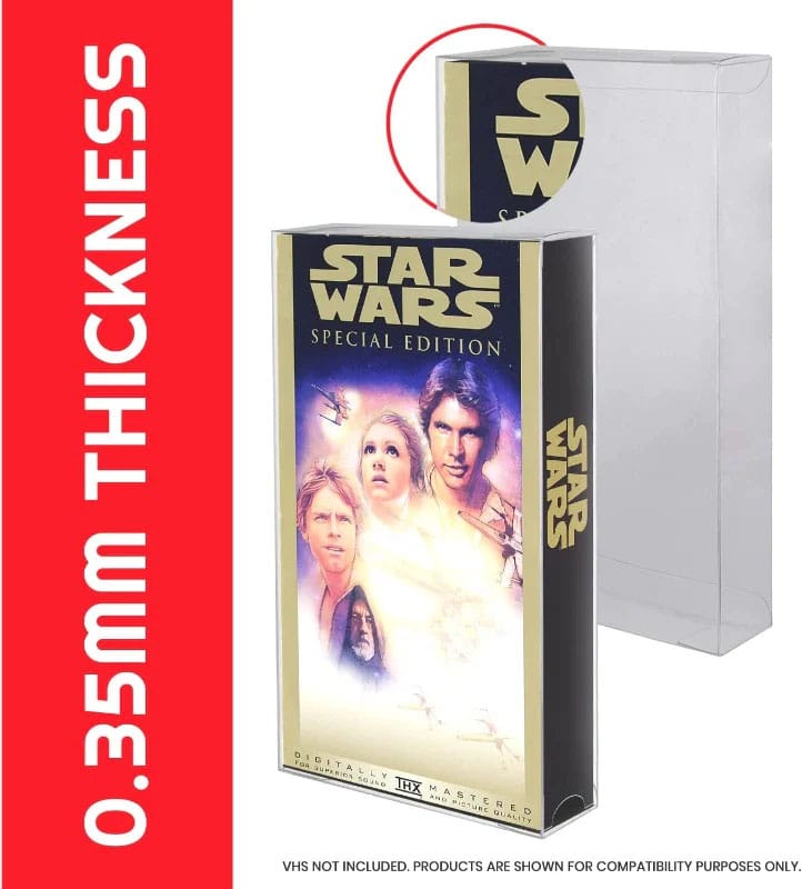 PET Protectors 25-Pack för VHS Evoretro