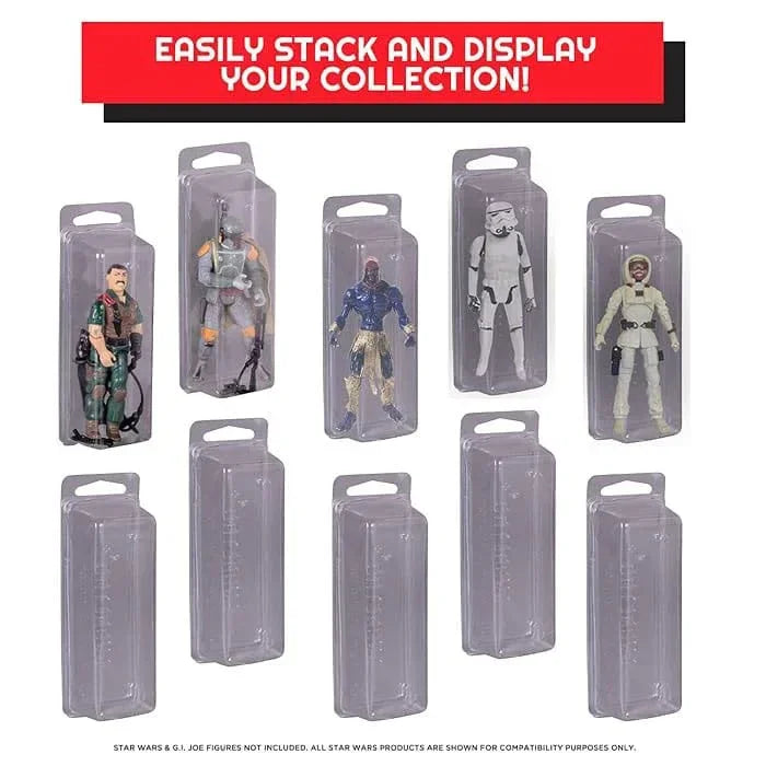 Clamshell PET Skydd 50-Pack för Actionfigurer Evoretro