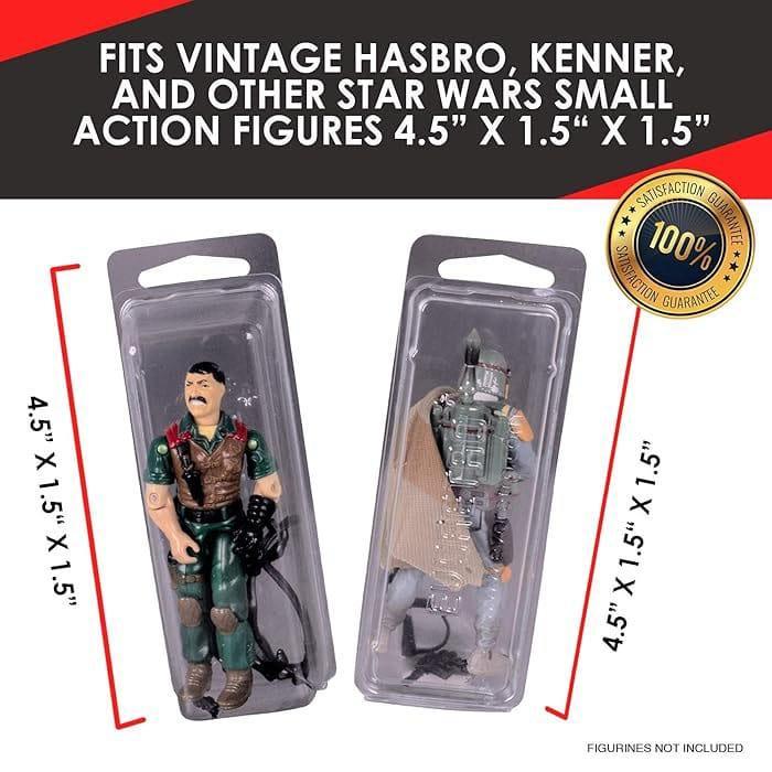 Clamshell PET Skydd 50-Pack för Actionfigurer Evoretro