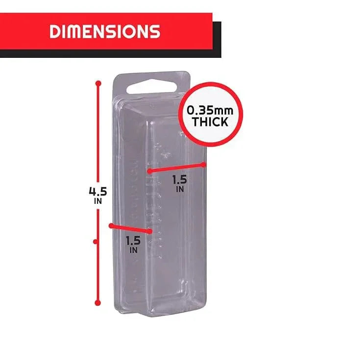 Clamshell PET Skydd 50-Pack för Actionfigurer Evoretro