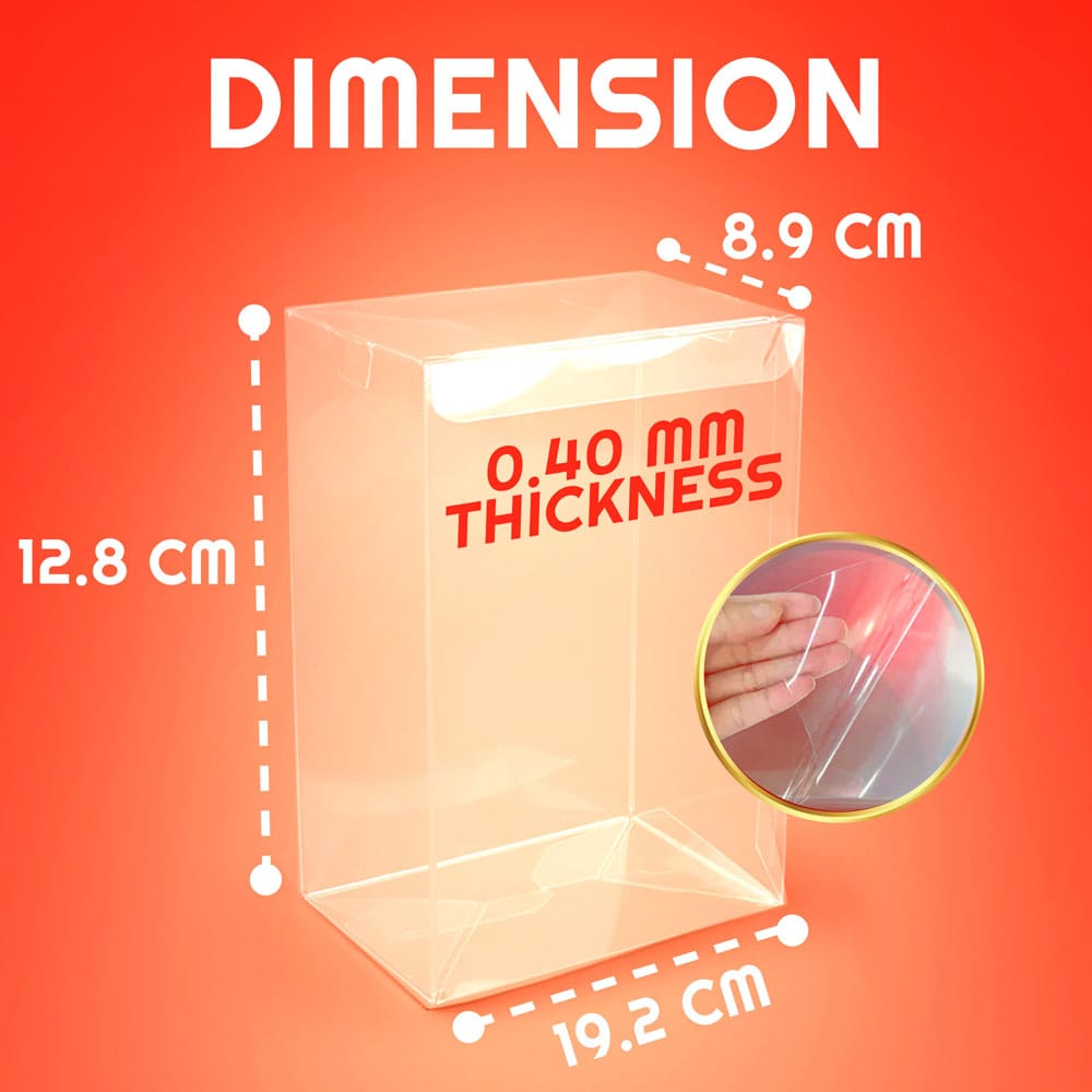 PET Protectors 10-Pack för Amiibo Figurer Evoretro