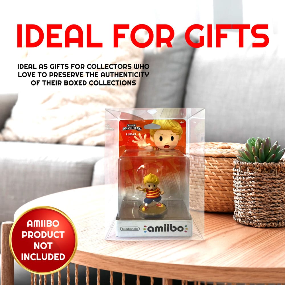 PET Protectors 10-Pack för Amiibo Figurer Evoretro