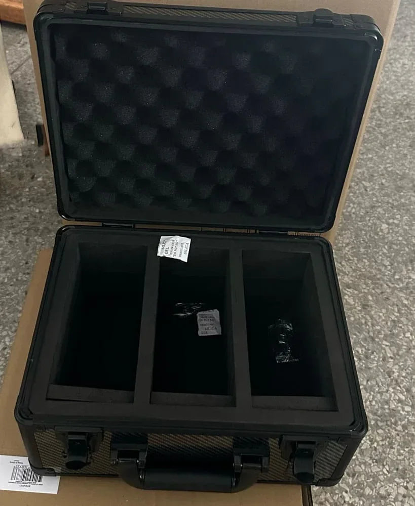 Evoretro Trading Card Suitcase Silver/Gray Small Evoretro