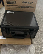 Evoretro Trading Card Suitcase Silver/Gray Small Evoretro