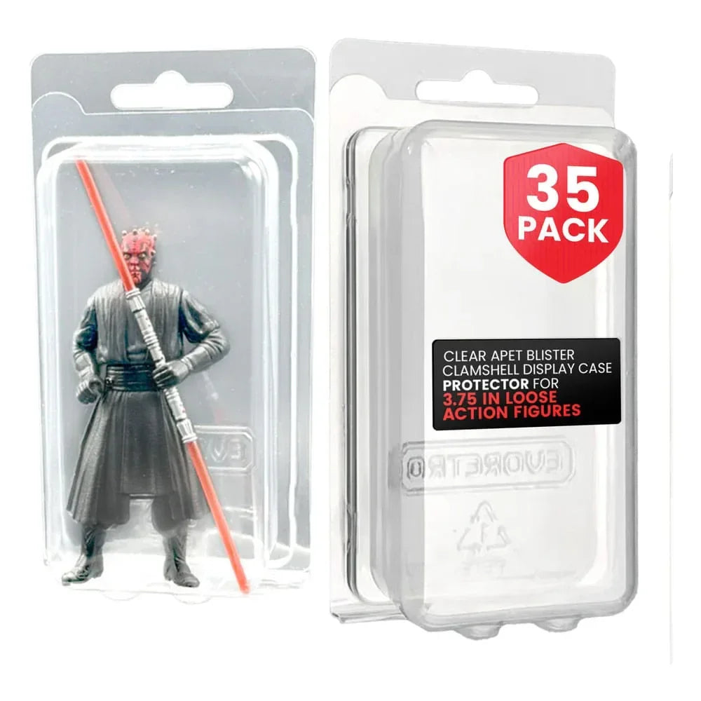 Clamshell PET Skydd för Action Figurr XL - 35-Pack Evoretro