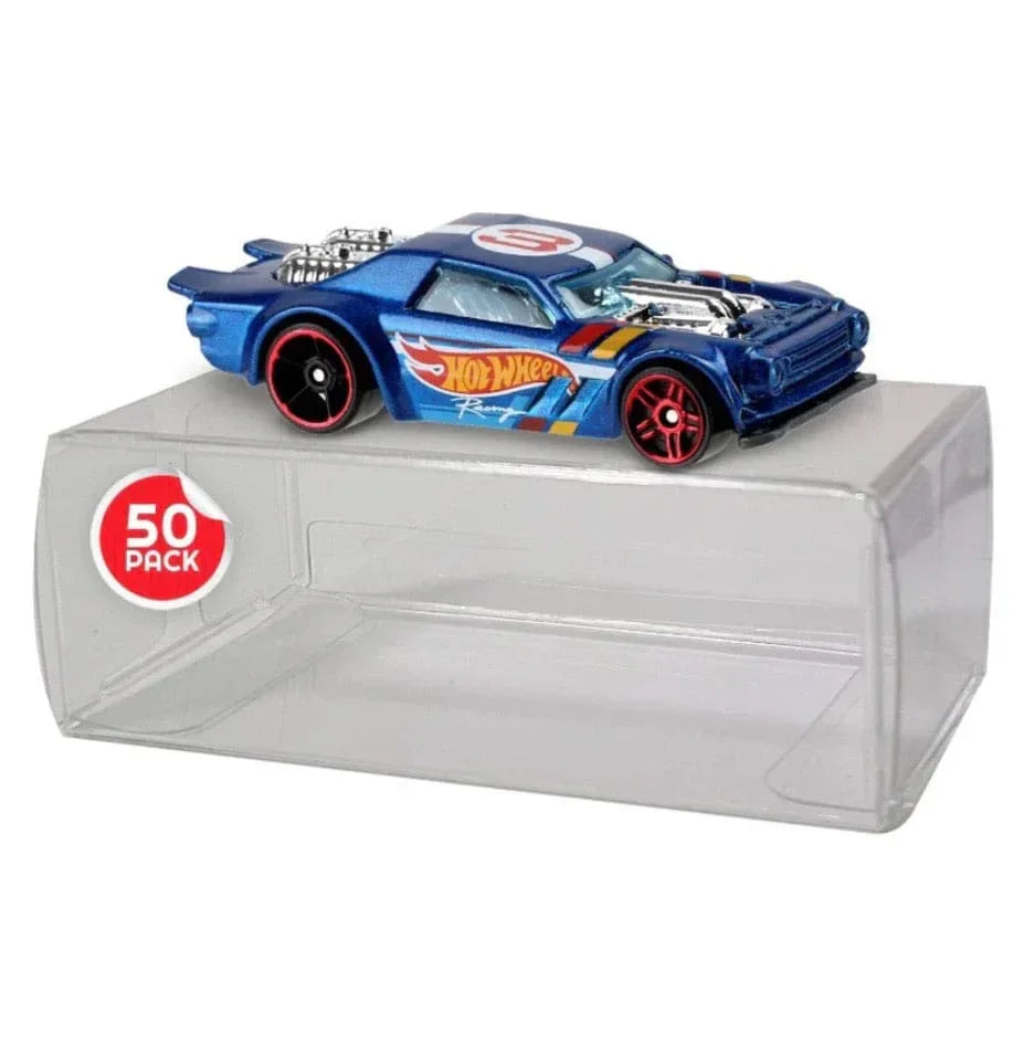 Hot Wheels PET Protectors 50-Pack för Matchboxbilar Evoretro