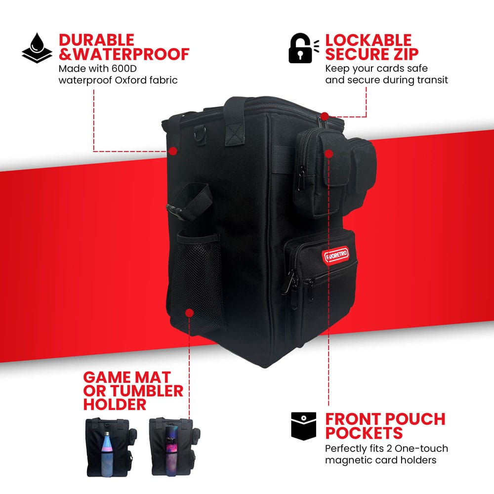 Evoretro Trading Card Ryggsäck Black Evoretro