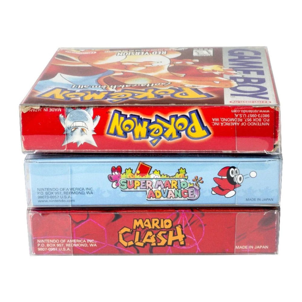 PET Protectors 25-Pack för Game Boy/GBA Spel Evoretro