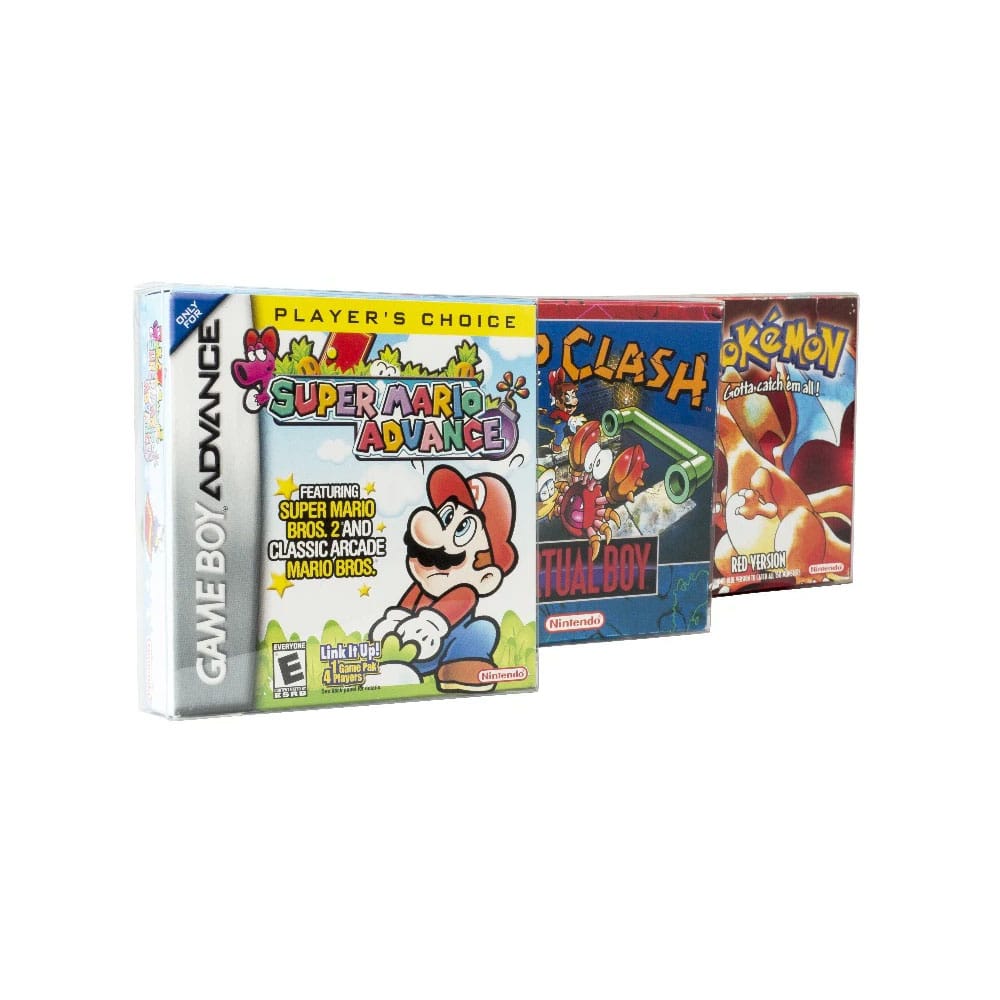 PET Protectors 25-Pack för Game Boy/GBA Spel Evoretro
