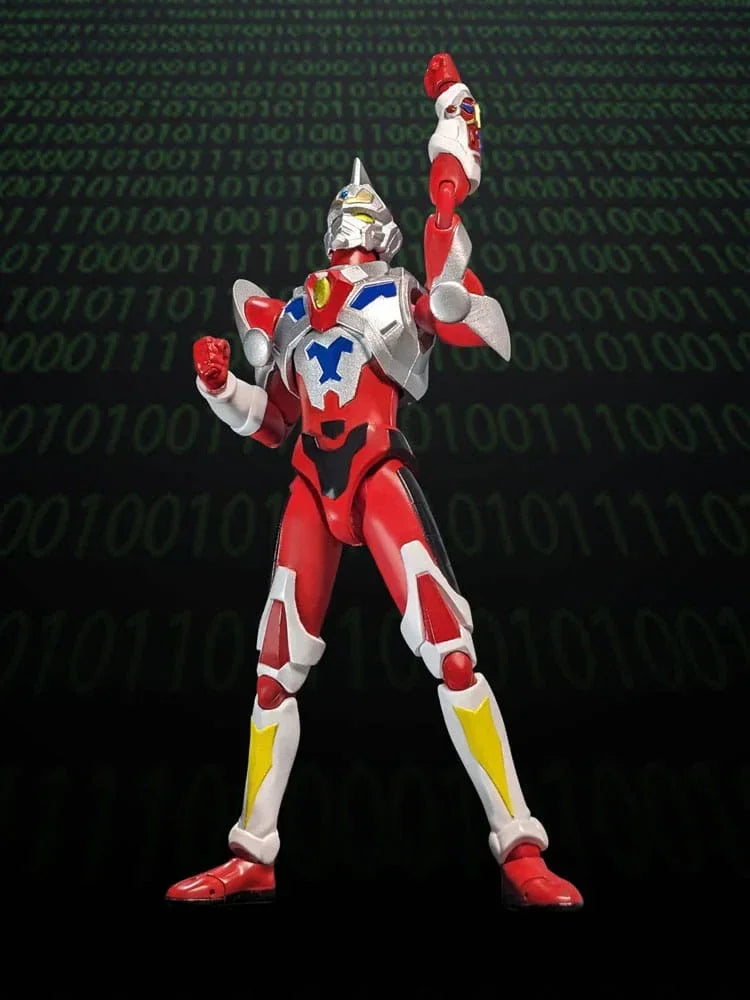 Gridman Universe HAF Actionfigur - 17 cm i Animation Stil Evolution Toy