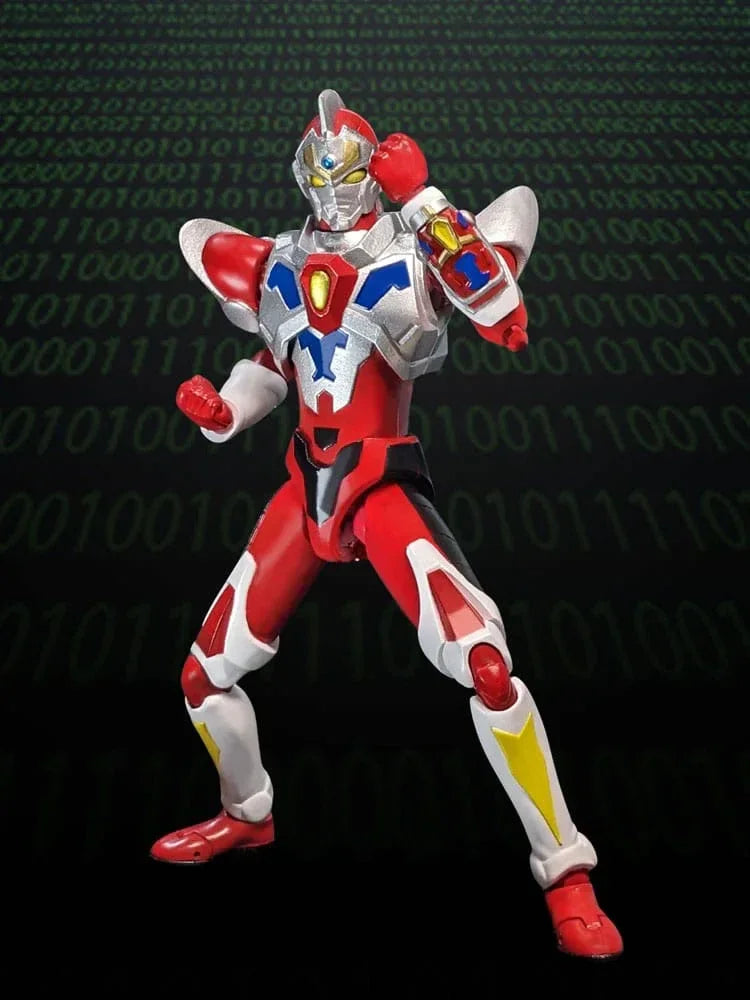 Gridman Universe HAF Actionfigur - 17 cm i Animation Stil Evolution Toy
