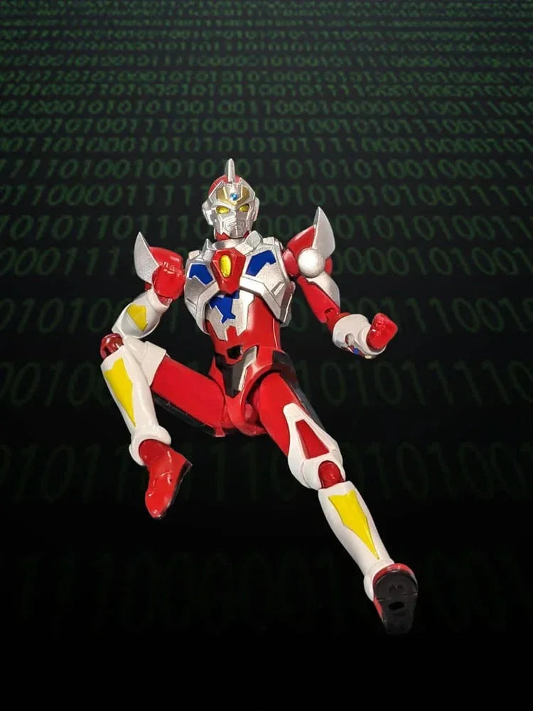 Gridman Universe HAF Actionfigur - 17 cm i Animation Stil Evolution Toy