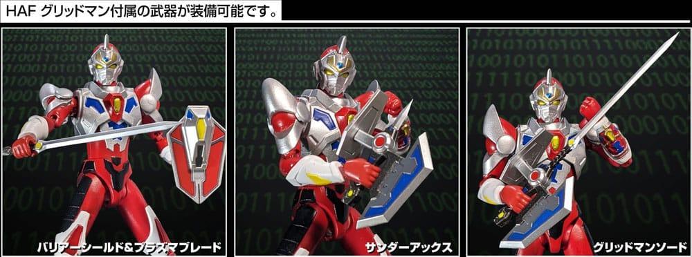 Gridman Universe HAF Actionfigur - 17 cm i Animation Stil Evolution Toy