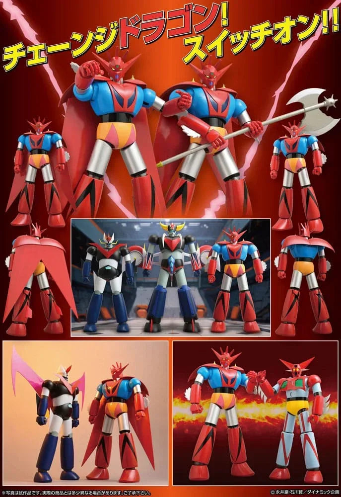 Getter Robo Grand Action Bigsize Model PVC Figur Getter Dragon 48 cm Evolution Toy