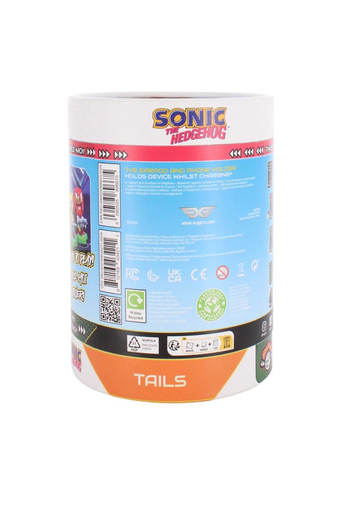 Sonic The Hedgehog Holdems Mini Holder Tails 10 cm Exquisite Gaming