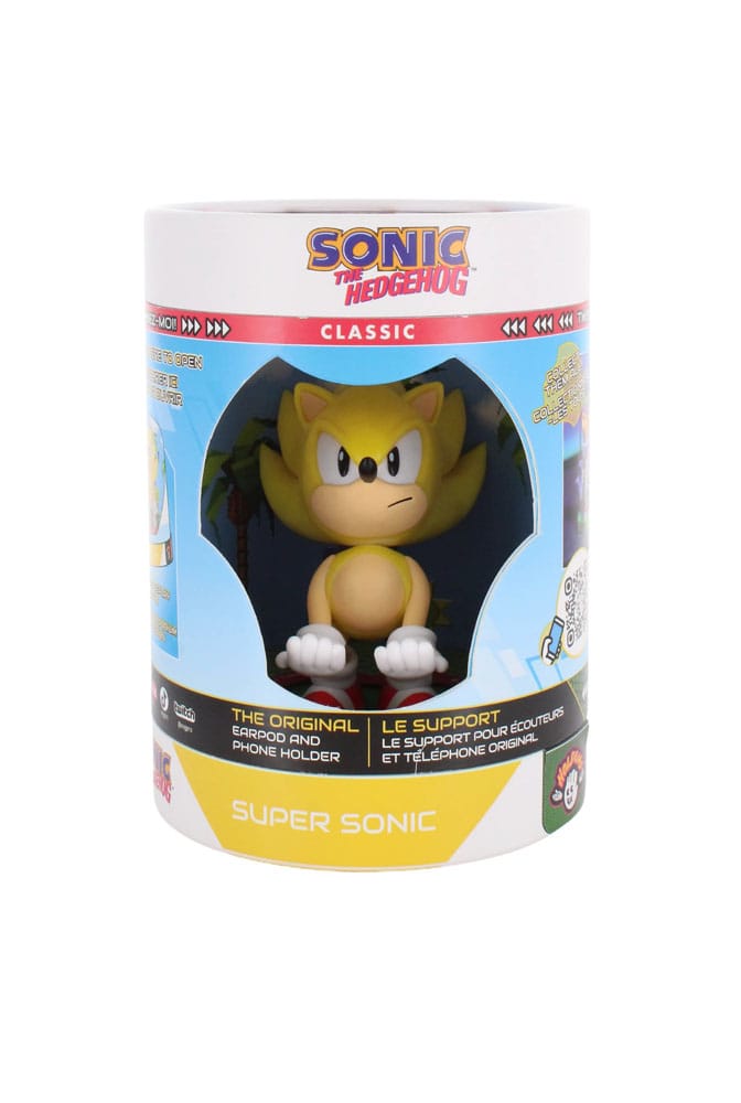Sonic The Hedgehog Holdems Mini Holder Super Sonic 10 cm Exquisite Gaming