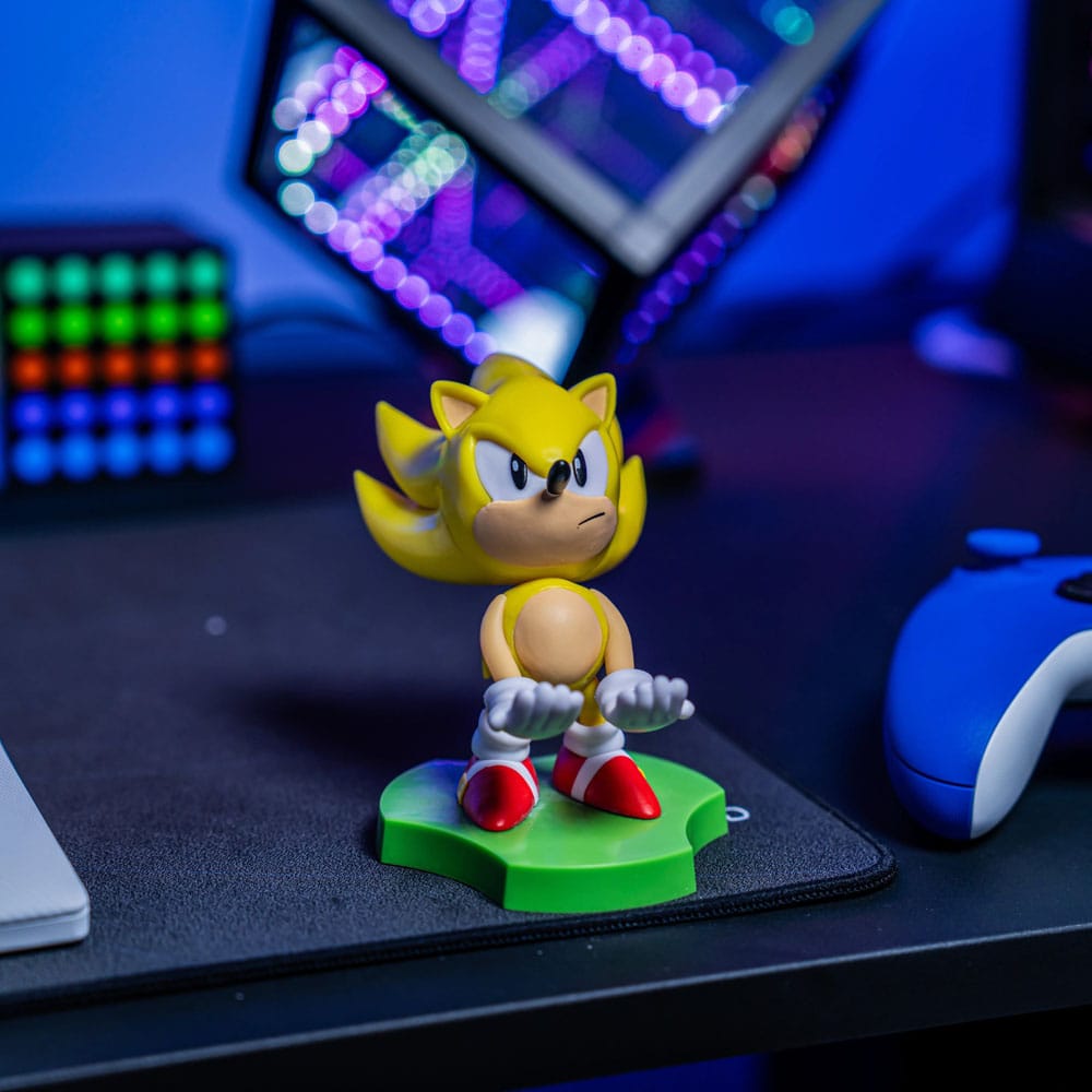 Sonic The Hedgehog Holdems Mini Holder Super Sonic 10 cm Exquisite Gaming