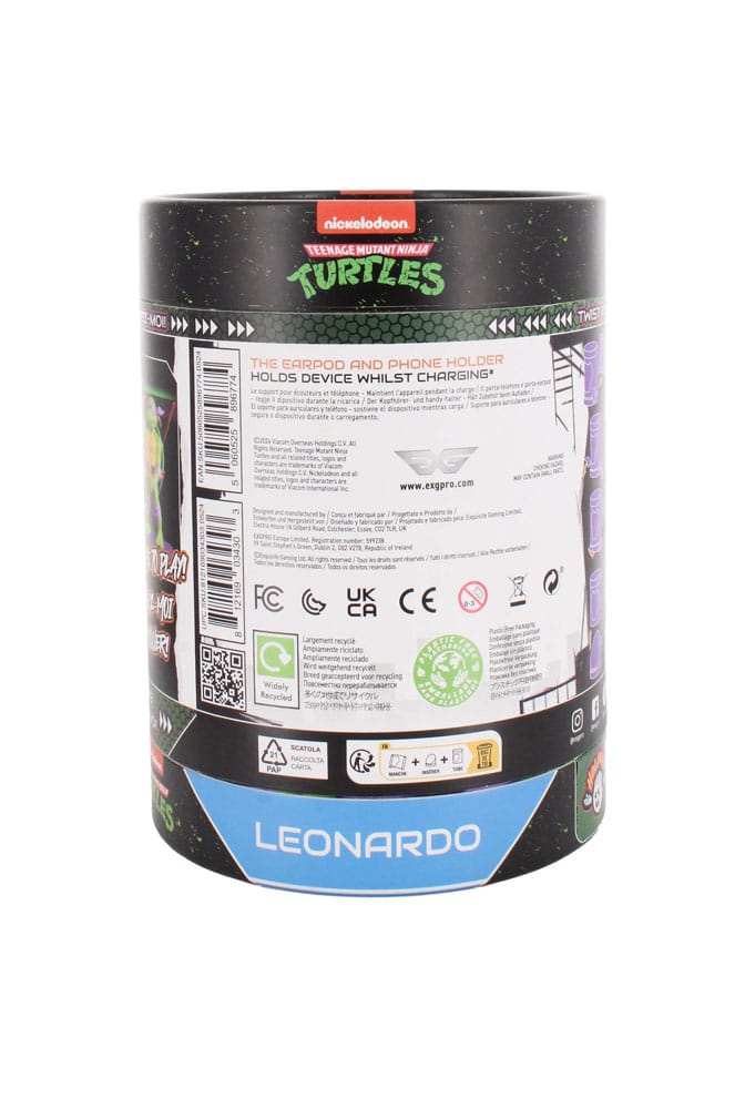 Teenage Mutant Ninja Turtles Holdems Mini Holder Leonardo 10 cm Exquisite Gaming