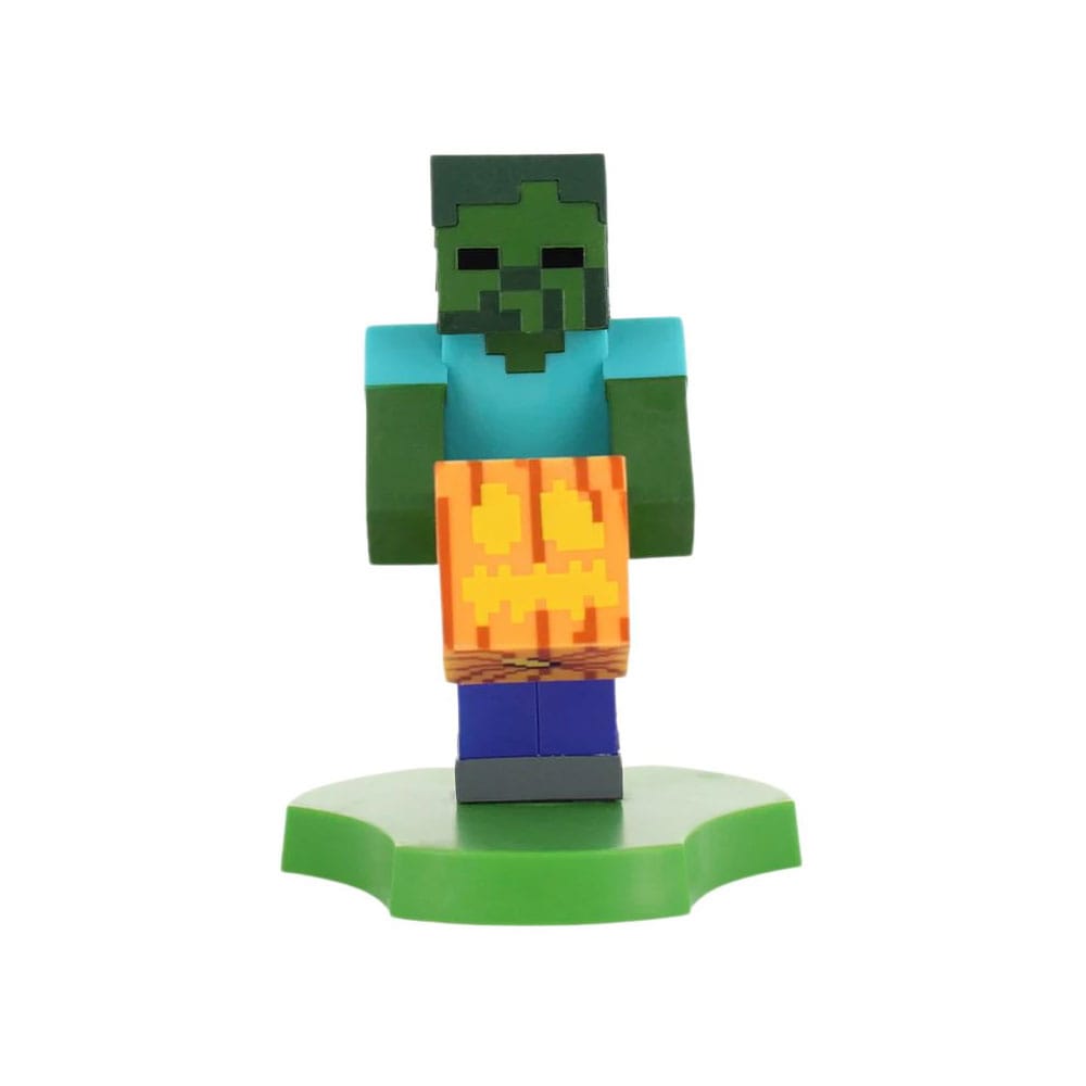 Minecraft Zombie Holdems Kabelhålare Mini Enhetshållare och Telefonställ 11cm Exquisite Gaming
