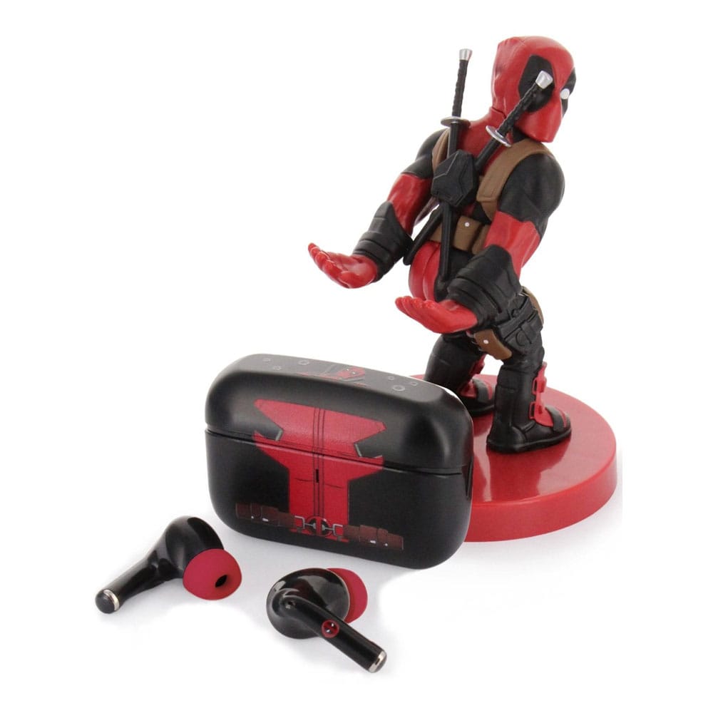 Marvel Holdems Mini Holder & Trådlösa Hörlurar Deadpool Exquisite Gaming