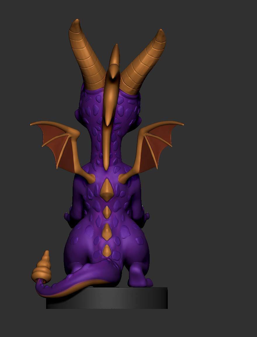 Spyro the Dragon Kabelhållare och Laddningsställ 20 cm Exquisite Gaming