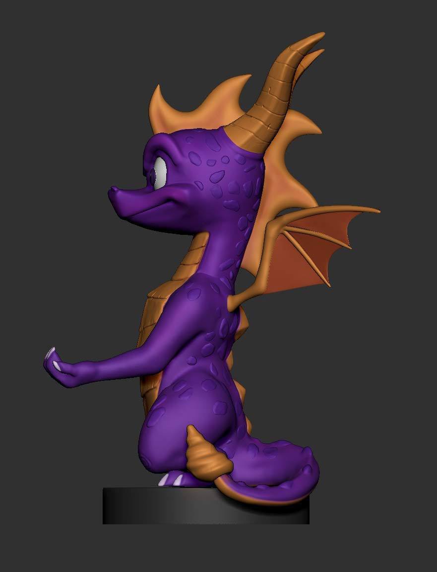 Spyro the Dragon Kabelhållare och Laddningsställ 20 cm Exquisite Gaming