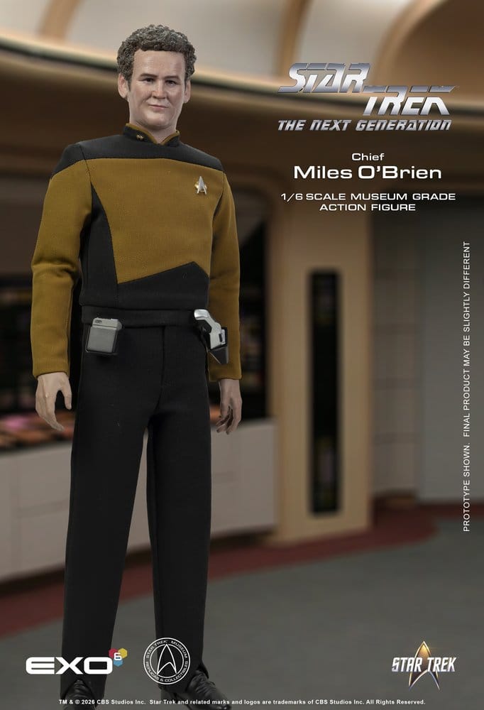 Star Trek: The Next Generation Action Figur 1/6 Chief Miles O'Brien with Transporter Console 30 cm