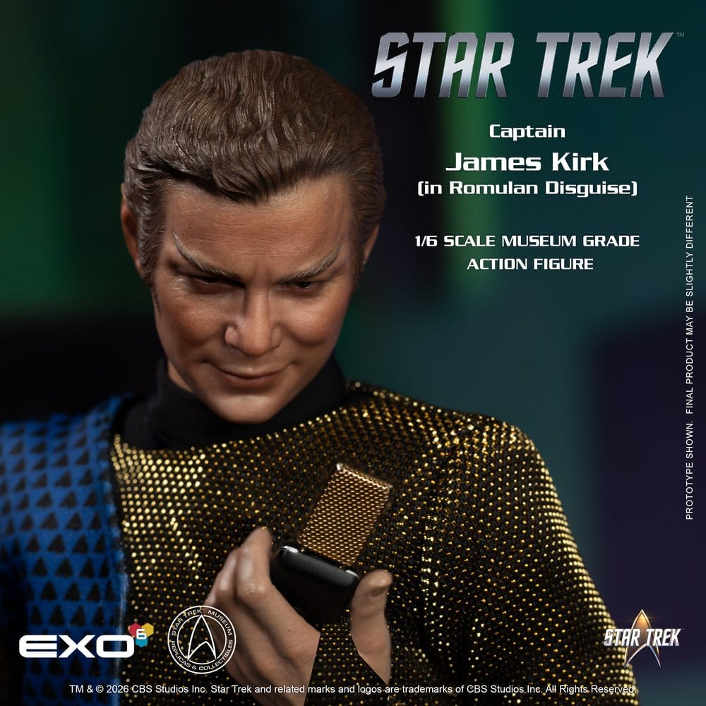 Star Trek: The Original Series Action Figur 1/6 Captain James T. Kirk (Romulan Disguise) 29 cm