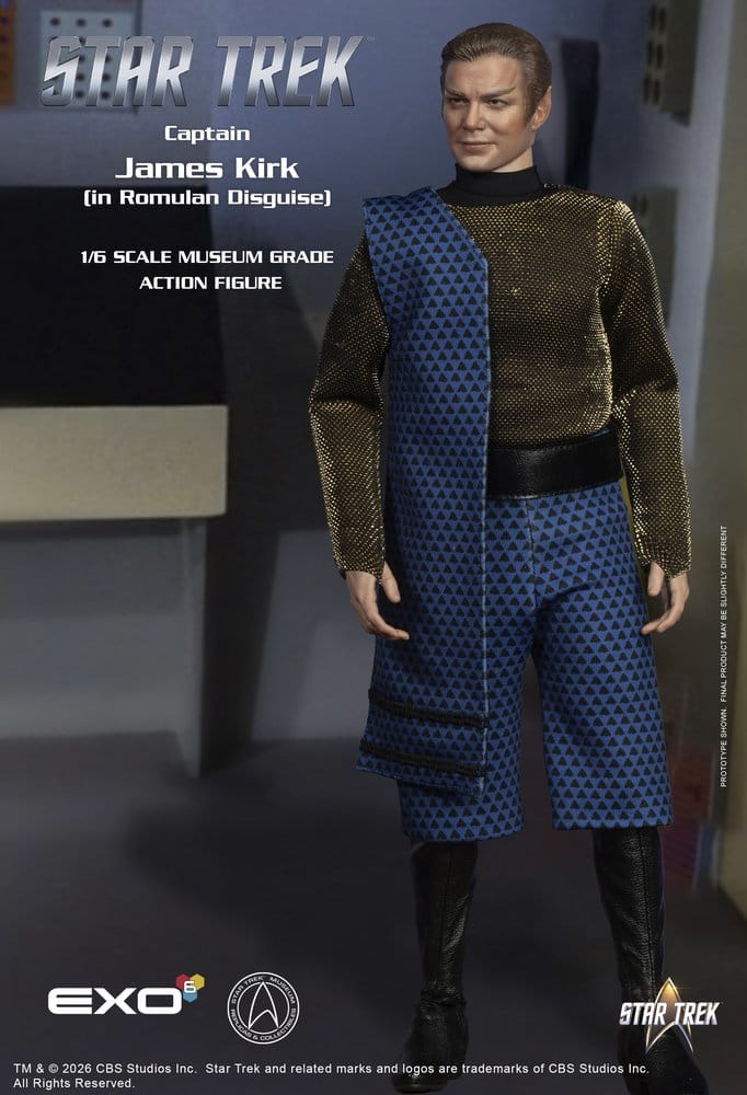 Star Trek: The Original Series Actionfigur 1/6 Kapten James T. Kirk (Romulansk Förklädnad) 29 cm