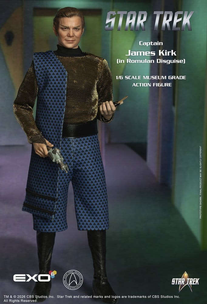 Star Trek: The Original Series Actionfigur 1/6 Kapten James T. Kirk (Romulansk Förklädnad) 29 cm