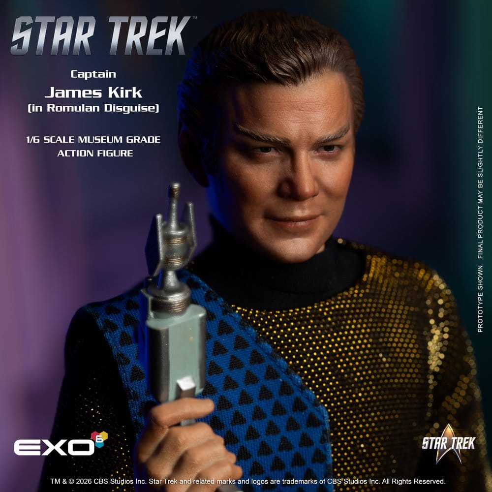 Star Trek: The Original Series Actionfigur 1/6 Kapten James T. Kirk (Romulansk Förklädnad) 29 cm