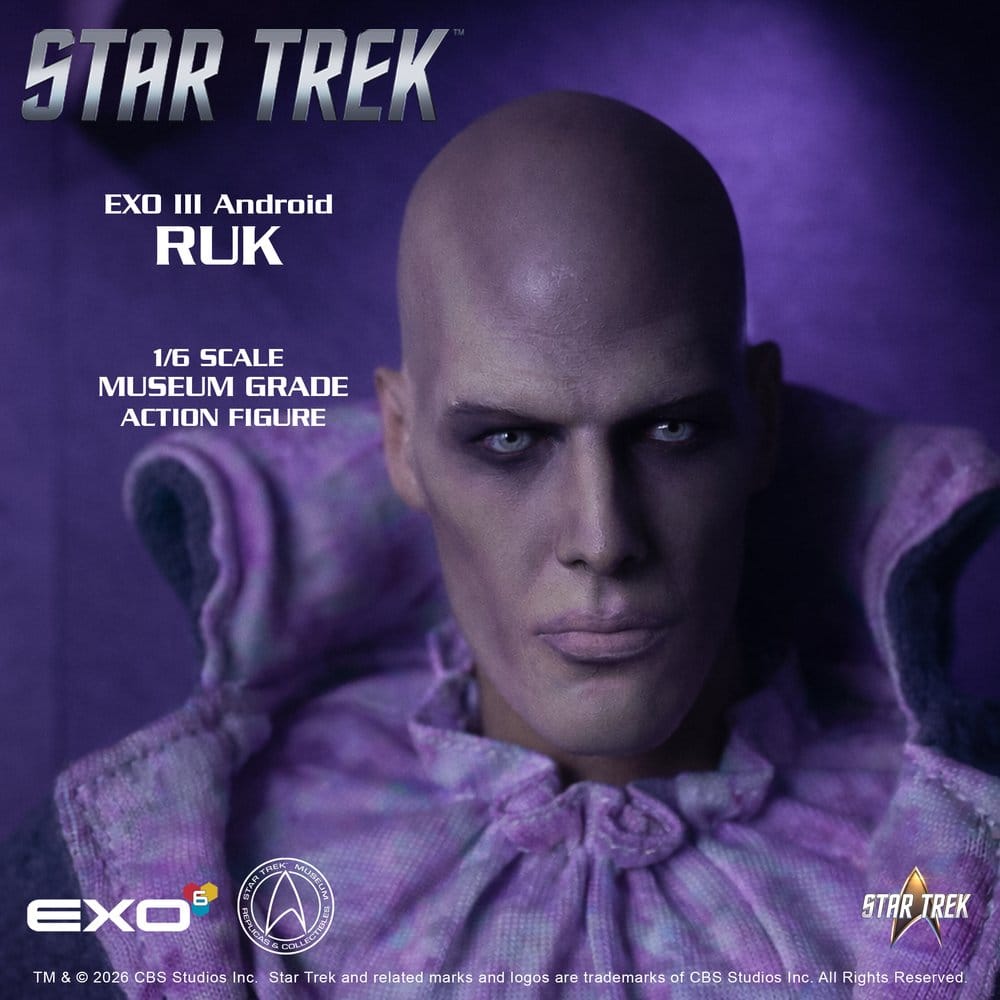 Star Trek: Den Ursprungliga Serien Actionfigur 1/6 Ruk EXO III Android 33 cm