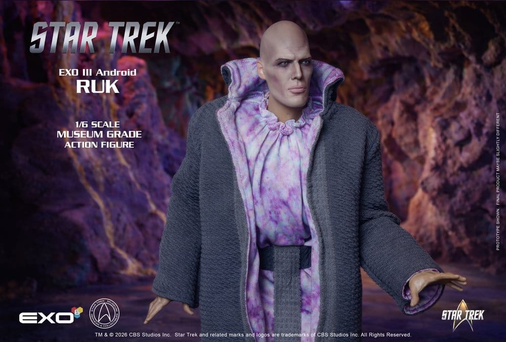 Star Trek: Den Ursprungliga Serien Actionfigur 1/6 Ruk EXO III Android 33 cm